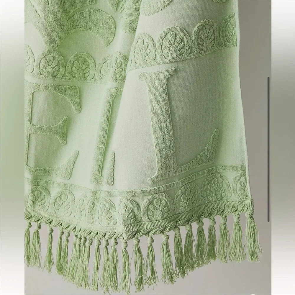 NWT Spell Seashell Beach Towel in Pistachio